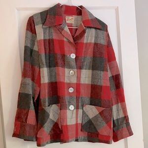 Wool shirt jacket. Pendleton-type. Woman’s M or Men’s XS-S
